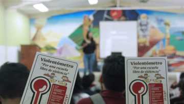 Utilizan el “violentómetro” para enseñar a estudiantes a detectar los grados de violencia escolar
