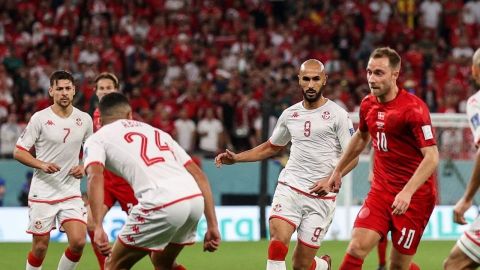 Empate sin goles de Dinamarca y Túnez en su primer encuentro de la Copa Mundial