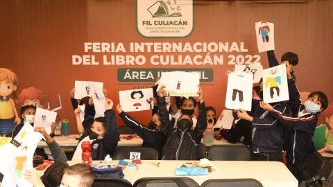 Más de 20 escuelas  han asistido al Área Infantil y Juvenil de la Feria Internacional del Libro Culiacán 2022