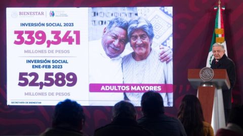 Cobro de pensiones de personas adultas mayores será ágil y conforme a calendario, anuncia López Obrador