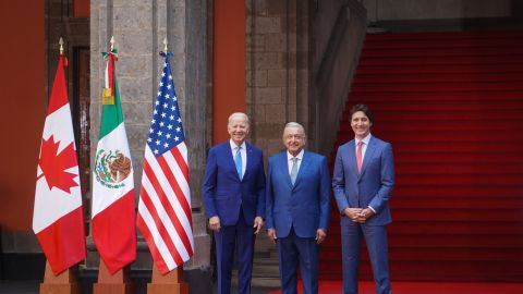 Presidentes de México y Estados Unidos y primer ministro de Canadá se reúnen previo a la Cumbre de Líderes