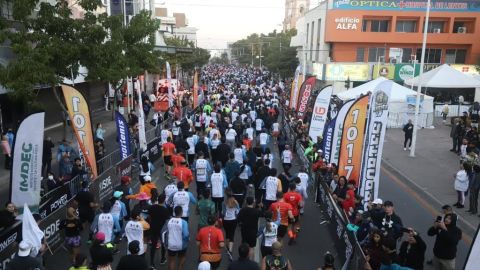 Se realizó este domingo el XXXII Maratón Internacional de Culiacán