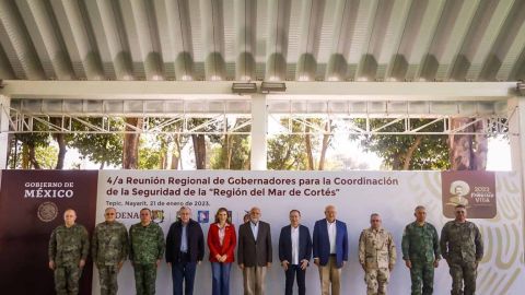 Rocha Moya se reunió con los gobernadores del Mar de Cortés