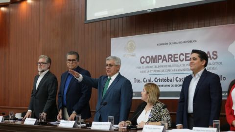 Resalta Secretario de Seguridad disminución de la incidencia delictiva en Sinaloa, durante comparecencia