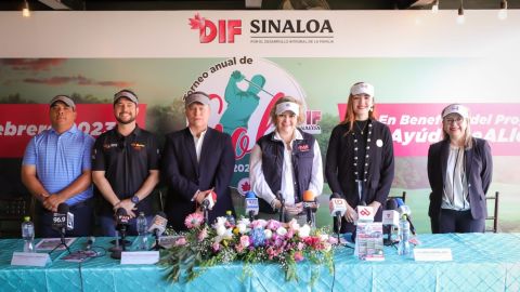 Realizarán torneo de golf a beneficio de DIF Sinaloa