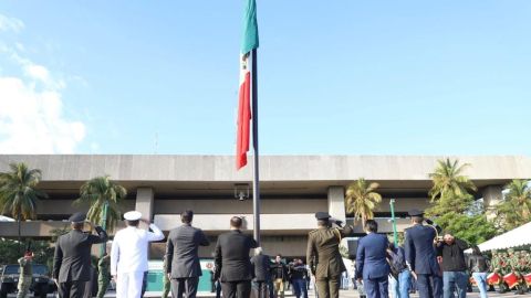 Gobernador Rocha y autoridades conmemoran el 110 aniversario del Ejército Mexicano