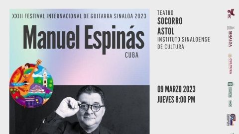 Este jueves, Manuel Espinás dará concierto en el Teatro Socorro Astol