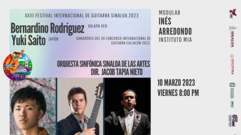 Cierra este viernes el Festival de Guitarra 2023, con la OSSLA y dos solistas