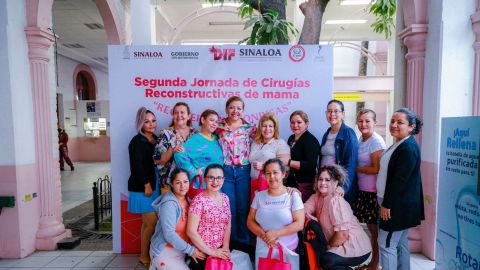 Realiza DIF Sinaloa segunda jornada de cirugias reconctrutivas de mama