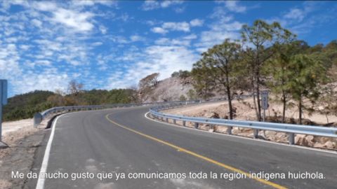 AMLO destaca cumplimiento de compromisos de infraestructura en Nayarit; SICT concluye carretera Tepic-Guadalupe Ocotán
