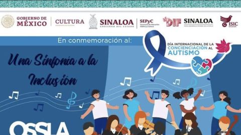 Este jueves, "Una Sinfonía a la inclusión", con la OSSLA, a beneficio del Centro de Autismo Sinaloa