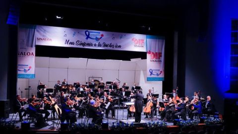 Disfrutan de "Una sinfonia a la inclusión" , concierto de la Ossla a beneficio del Centro de Autismo de Sinaloa