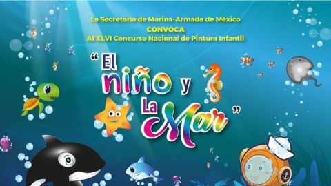 Convocan al 46° Concurso Nacional de Pintura Infantil, El Niño y La Mar
