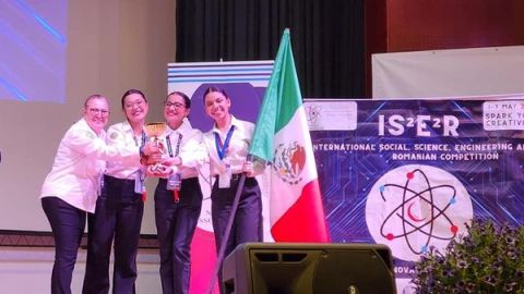 Estudiantes Mazatlecas ganan el Primer Lugar en Festival Internacional de Ciencia en Rumania