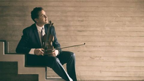 El violinista Adrián Justus será solista de la OSSLA  en la interpretación del "Concierto para violín" de Brahms