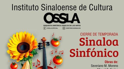 Con el concierto "Sinaloa sinfónico", la OSSLA cerrará Temporada este martes 27