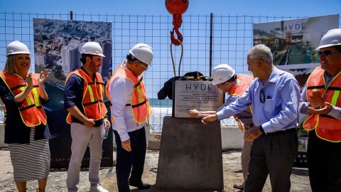 Colocan la primera piedra de hotel Hyde en Mazatlán