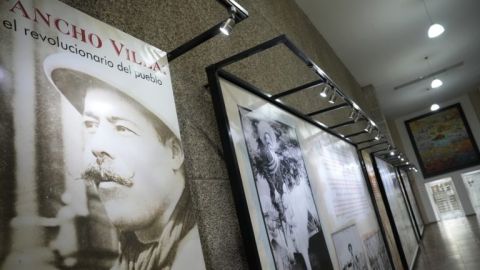 Realizan exposición "Pancho Villa, el revolucionario del pueblo" en el Congreso del Estado