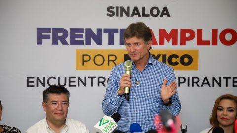 Enrique de la Madrid visitó Sinaloa como aspirante a la candidatura presidencial del Frente Amplio por México