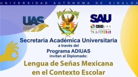 Invitan a estudiantes y maestros a participar en el Diplomado de Lengua de Señas Mexicanas en el Contexto Escolar