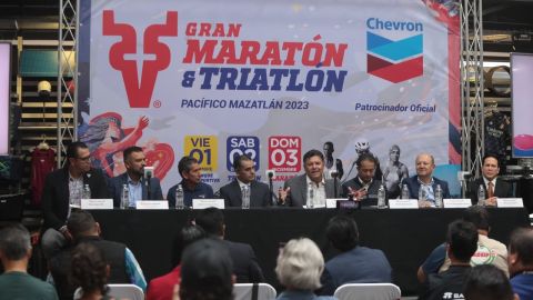 Presentan en la CDMX el Gran Maratón y Gran Triatlón Pacífico 2023 a realizarse en Mazatlán del 1 al 3 de diciembre