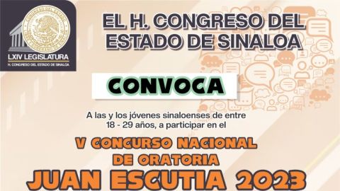 Lanzan convocatoria para que jóvenes participen en el concurso nacional de oratoria "Juan Escutia 2023"