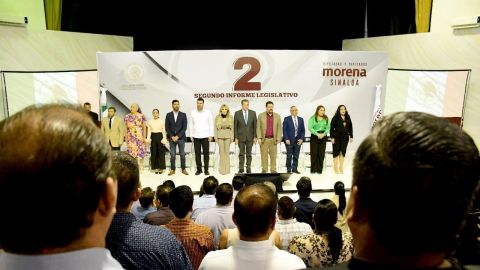 Rinde Grupo Parlamentario de Morena su Segundo Informe de Labores Legislativas del Congreso del Estado