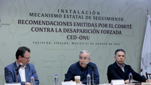 Sinaloa, tercer estado en instalar su mecanismo de seguimiento en desapariciones forzadas