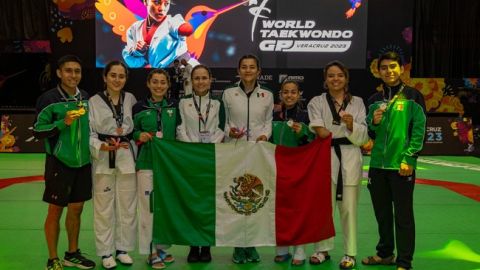 México logró récord de medallas en Grand Prix de Para Taekwondo, compartió su entrenadora María del Rosario Espinoza