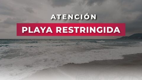 Restringe algunas zonas de playa por oleaje elevado en Mazatlán