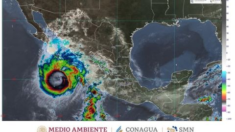 Norma de nueva cuenta se intensificó a huracán categoría 3
