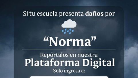 SEPyC abre Plataforma Digital para recibir reportes tras paso de "Norma"