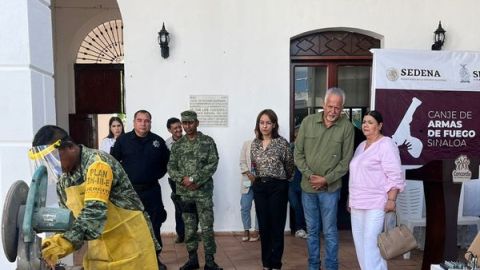 La campaña de desarme voluntario llegó a Cosalá, Concordia y San Ignacio