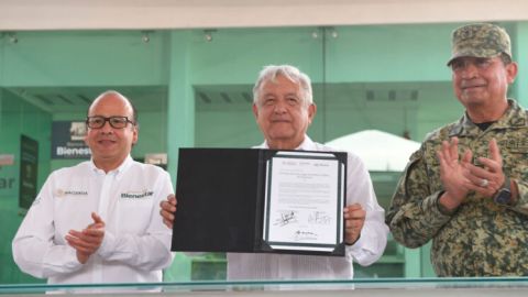 AMLO inauguró en Culiacán la sucursal 2 mil 749 del Banco del Bienestar