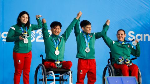 México obtiene cinco medallas en Para Natación en los Parapanamericanos Santiago 2023