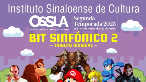 Presentará la OSSLA el concierto "Bit Sinfónico 2", este jueves 23 de noviembre