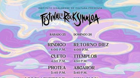 Este fin de semana en Culiacán vive el Festival de Rock Sinaloa 2023