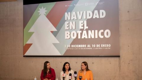 Volverán a iluminarse las noches en Culiacán con la tercera edición de "Navidad en el Botánico"