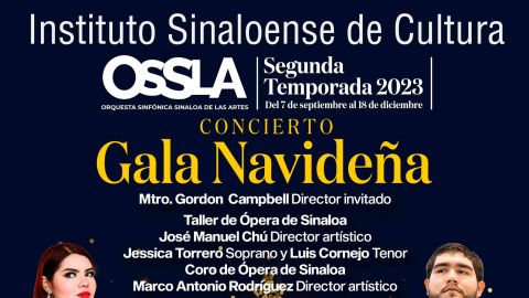 Gala Navideña de la OSSLA presente estac semana en Los Mochis y Culiacán