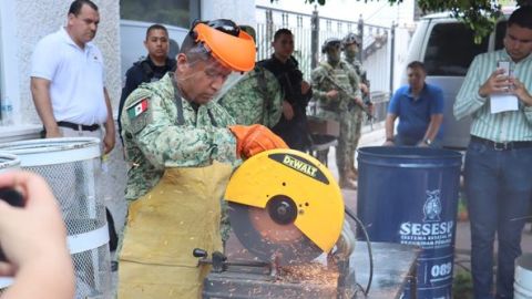 Últimos días del programa de desarme voluntario en Culiacán y Elota