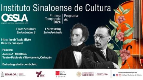 Tocará la OSSLA piezas de Stravinsky y Schubert el próximo 1 de febrero