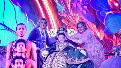 María Paula I es coronada como Reina Infantil  del Carnaval Mazatlán 2024