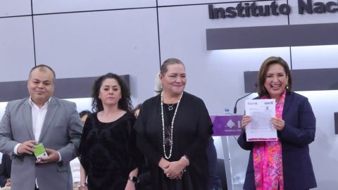 Recibió INE registro de Xóchitl Gálvez como candidata a la Presidencia de la República