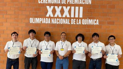 Ganan estudiantes de Bachillerato de la UAS medallas de oro y plata en la Olimpiada Nacional de Química
